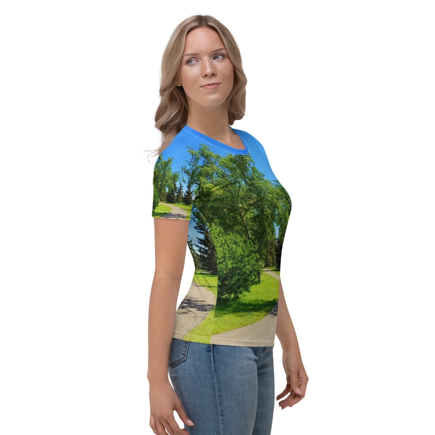 Women's All-Over T-shirt - Calgary in the Summer