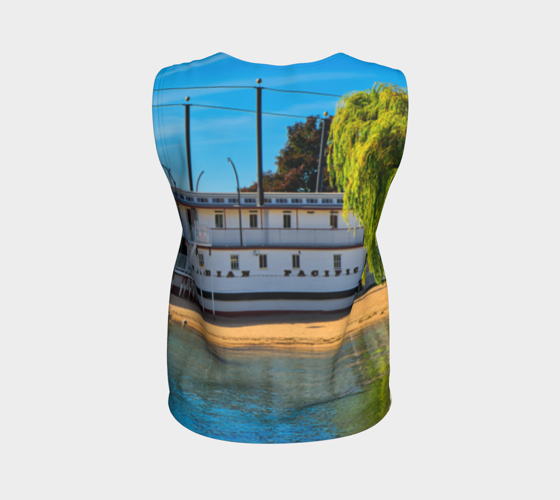 Women's All-Over Loose Long Tank Top - SS Sicamous