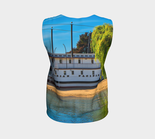 Women's All-Over Loose Long Tank Top - SS Sicamous