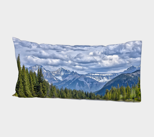 Bed Pillow Sleeve - Sundance Canyon Bow River HDR