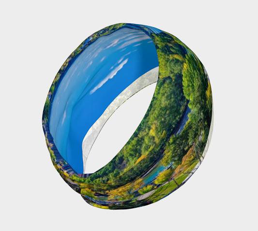 Headband - Bow River Peace Bridge McHugh Bluff Fall HDR