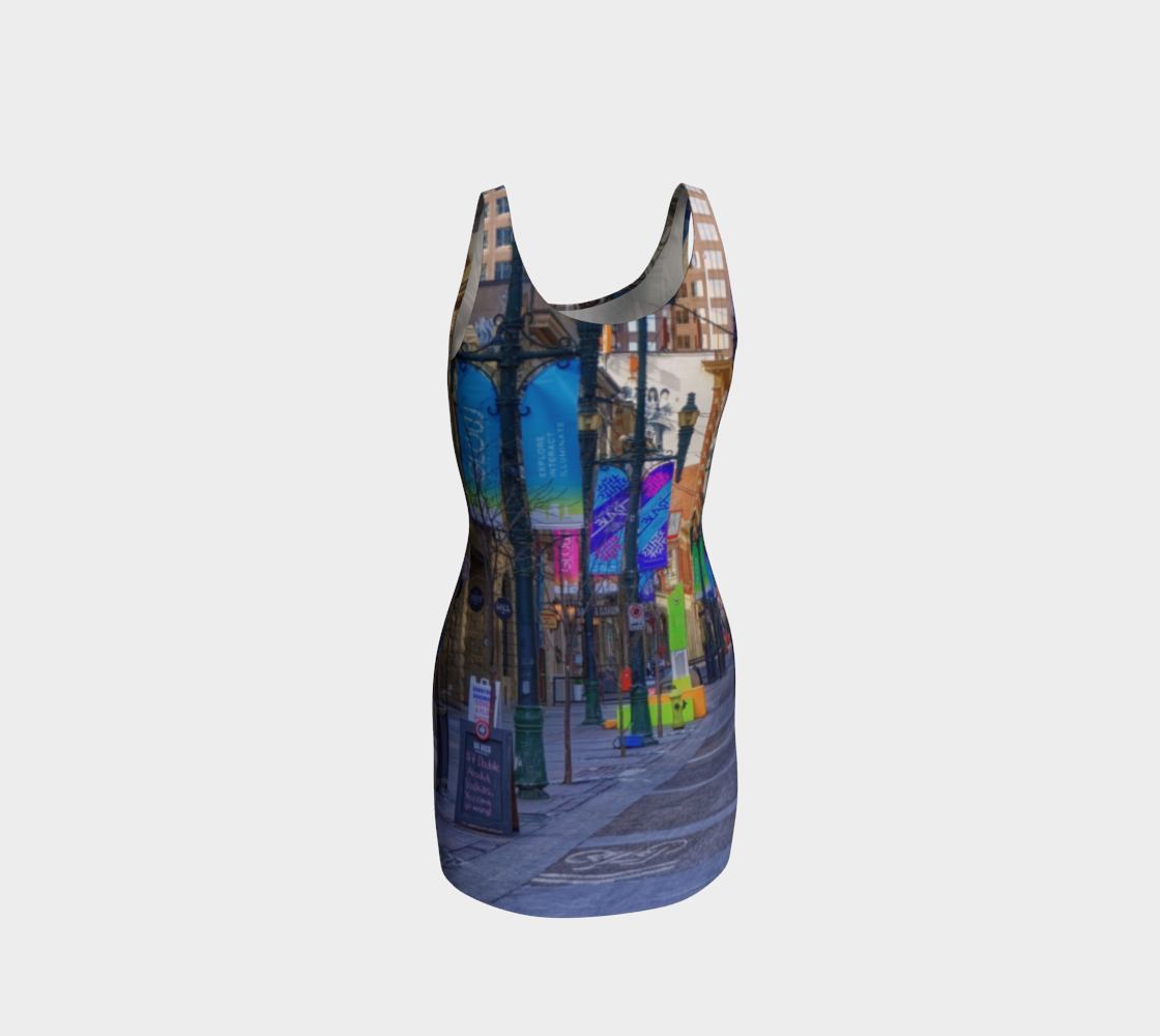 Bodycon Dress - Downtown Calgary Stephen Avenue