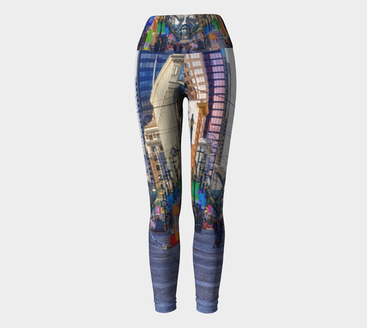 Women's Yoga Leggings - Downtown Calgary Stephen Avenue