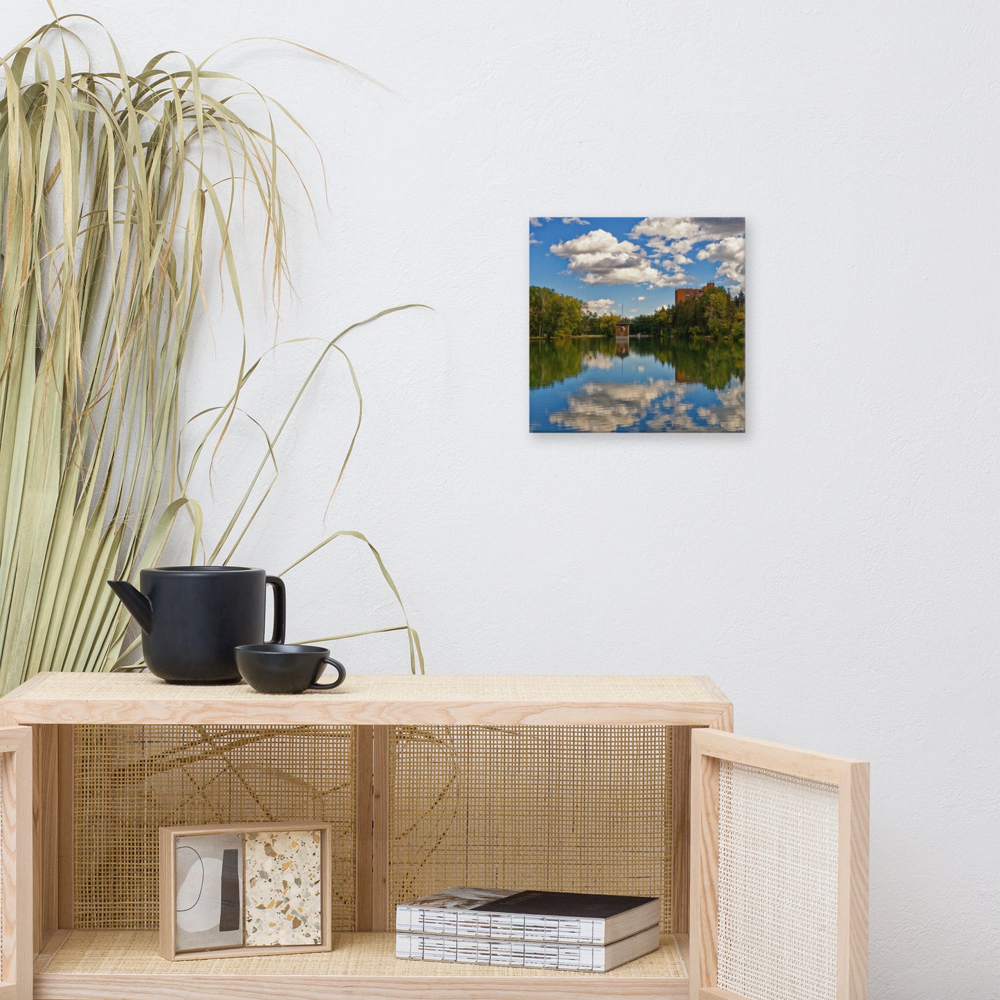 Canvas Print - Bowness Park Lagoon Fall