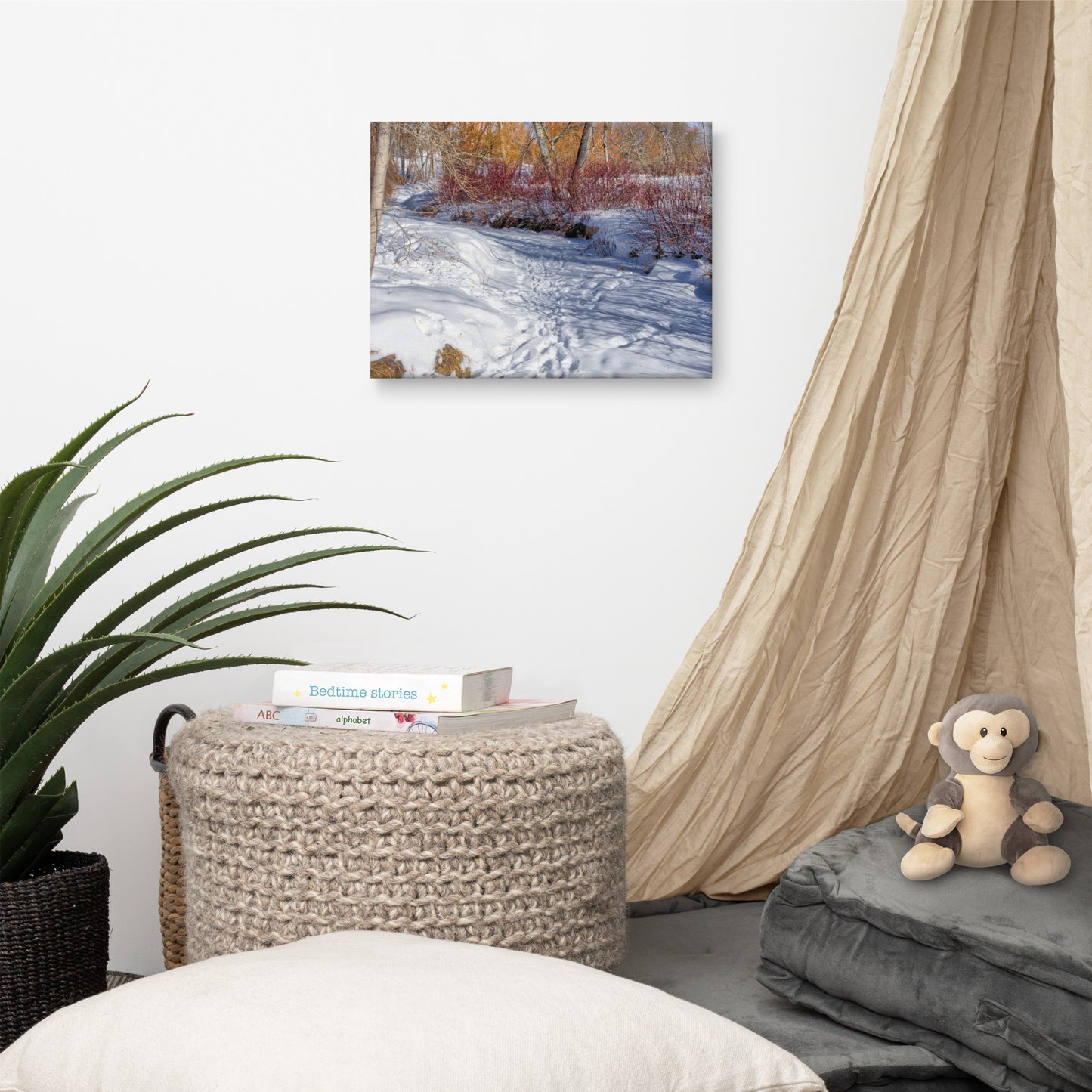 Canvas Print - Confederation Creek Winter HDR