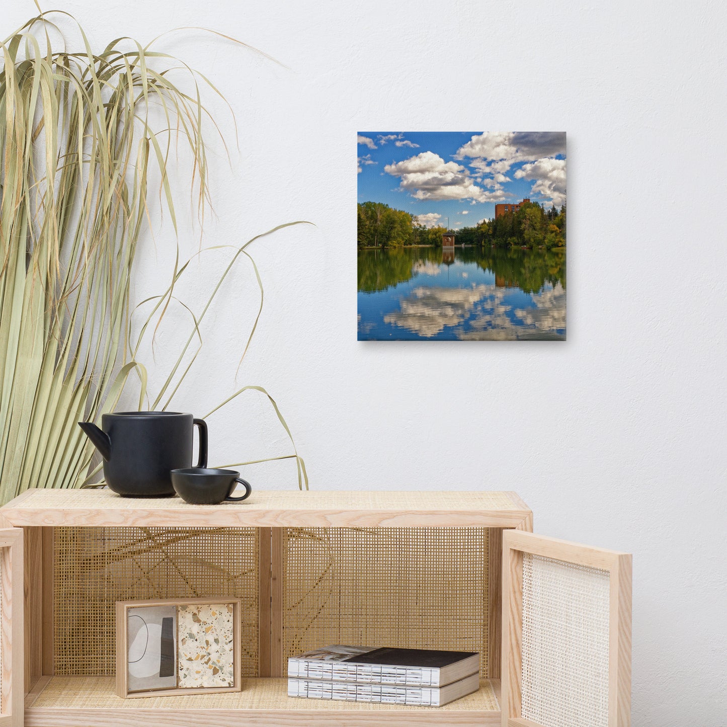 Canvas Print - Bowness Park Lagoon Fall