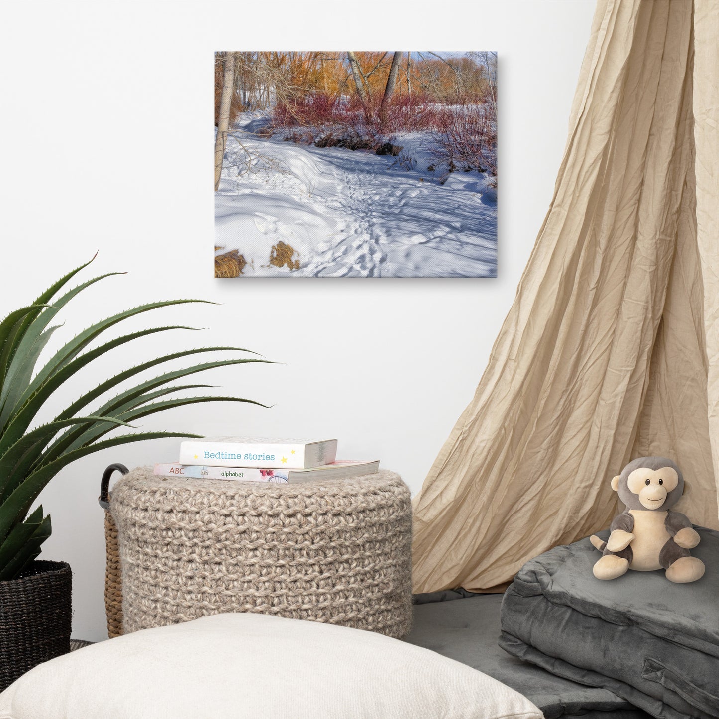 Canvas Print - Confederation Creek Winter HDR