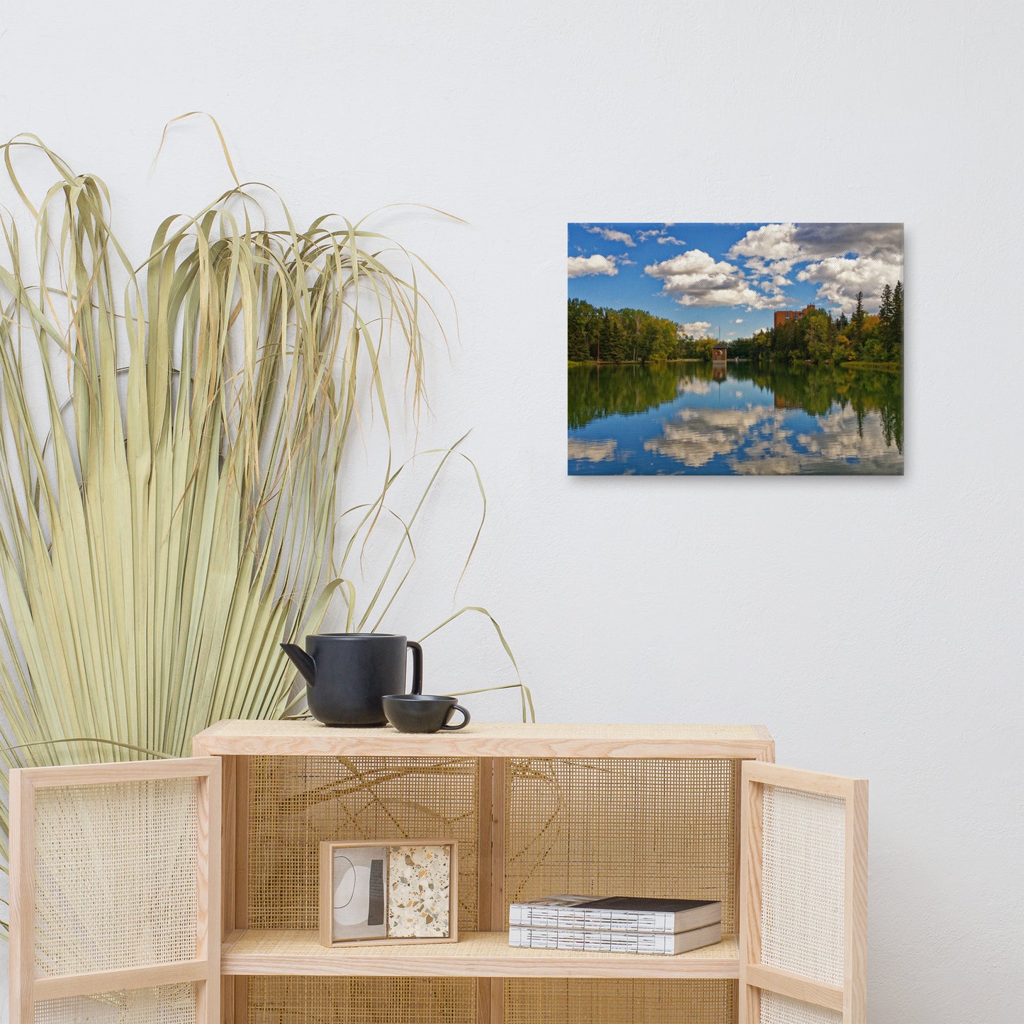 Canvas Print - Bowness Park Lagoon Fall