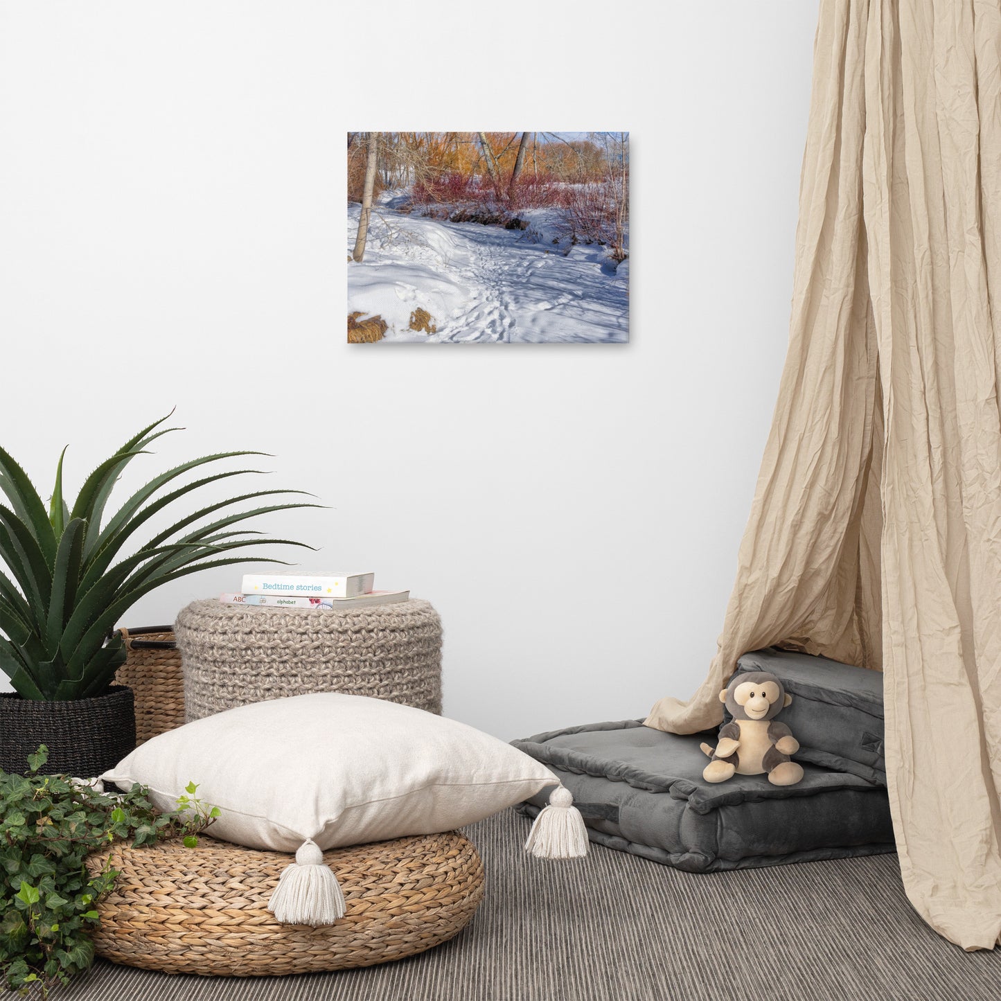 Canvas Print - Confederation Creek Winter HDR