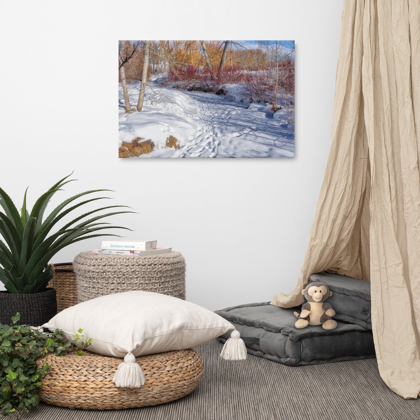 Canvas Print - Confederation Creek Winter HDR
