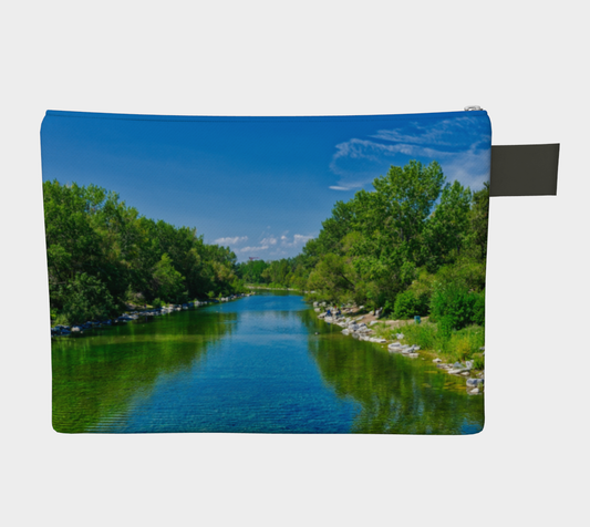 Zipper Carry-All - Bow River South Prince's Island Park HDR