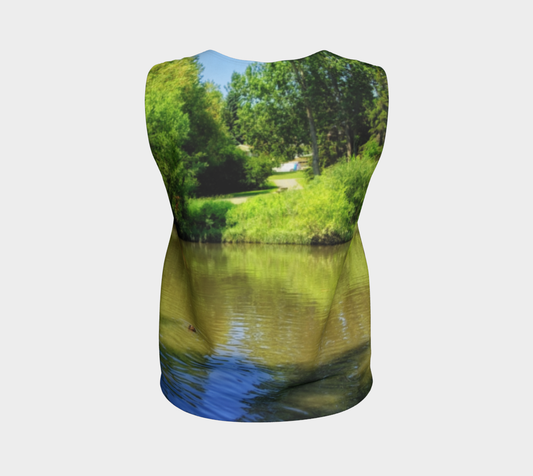 Women's All-Over Loose Regular Tank Top - Confederation Park Pond