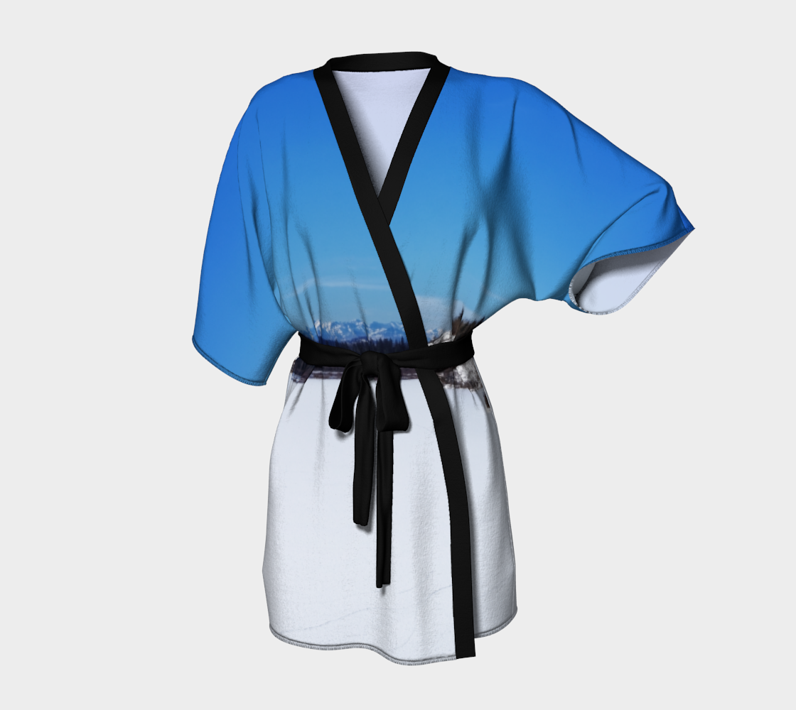 Kimono Robe - Glenmore Reservoir Winter