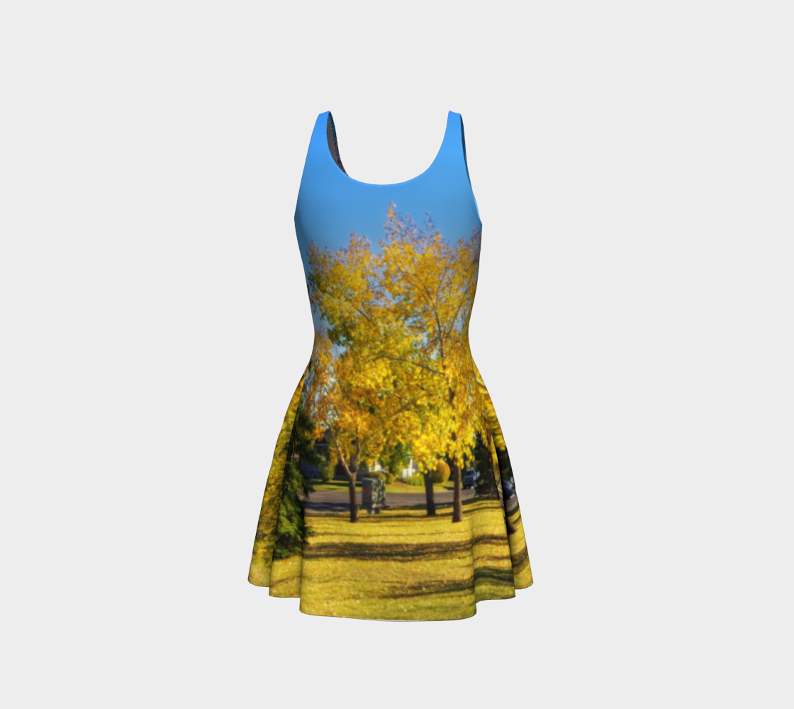 Flare Dress - Calgary in the Fall