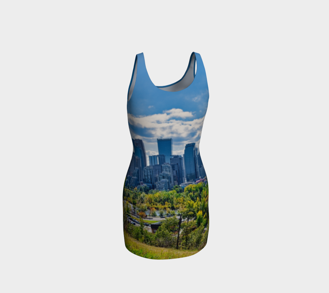 Bodycon Dress - Downtown Calgary McHugh Bluff Fall