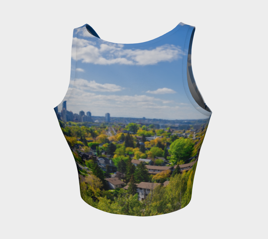 Women's Athletic Crop Top - McHugh Bluff Fall