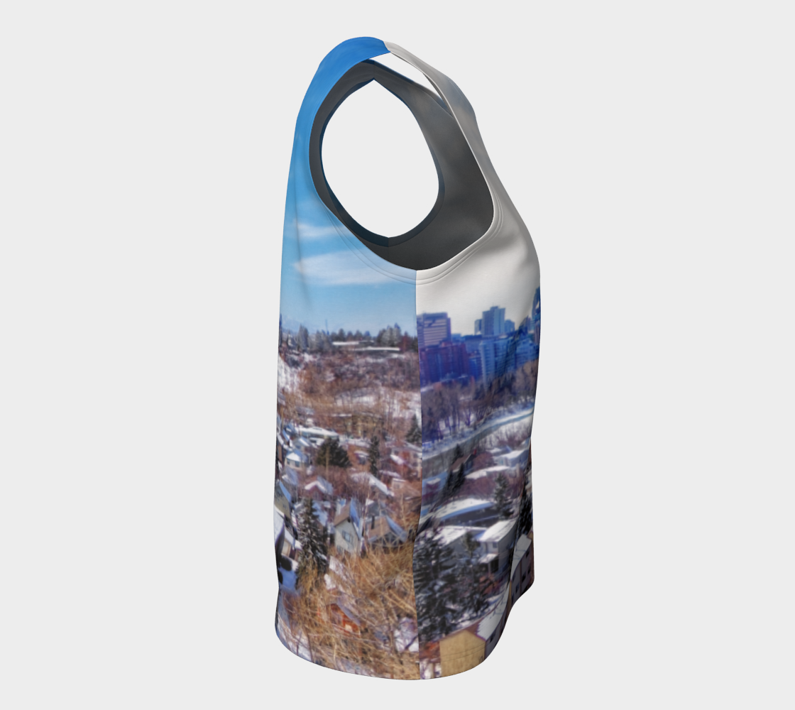 Women's All-Over Loose Regular Tank Top - McHugh Bluff Winter