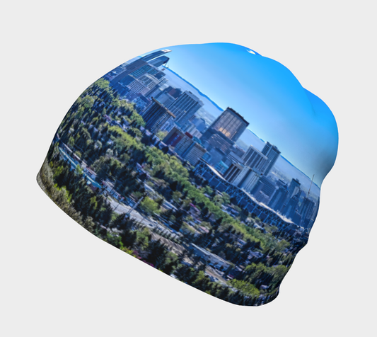 Beanie/Toque - Downtown Calgary HDR Nose Hill Park Featured Photo