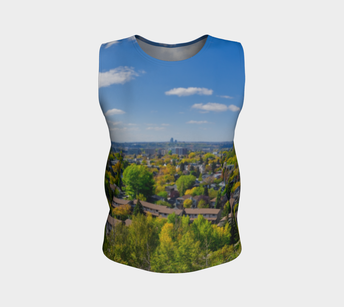 Women's All-Over Loose Long Tank Top - McHugh Bluff Fall