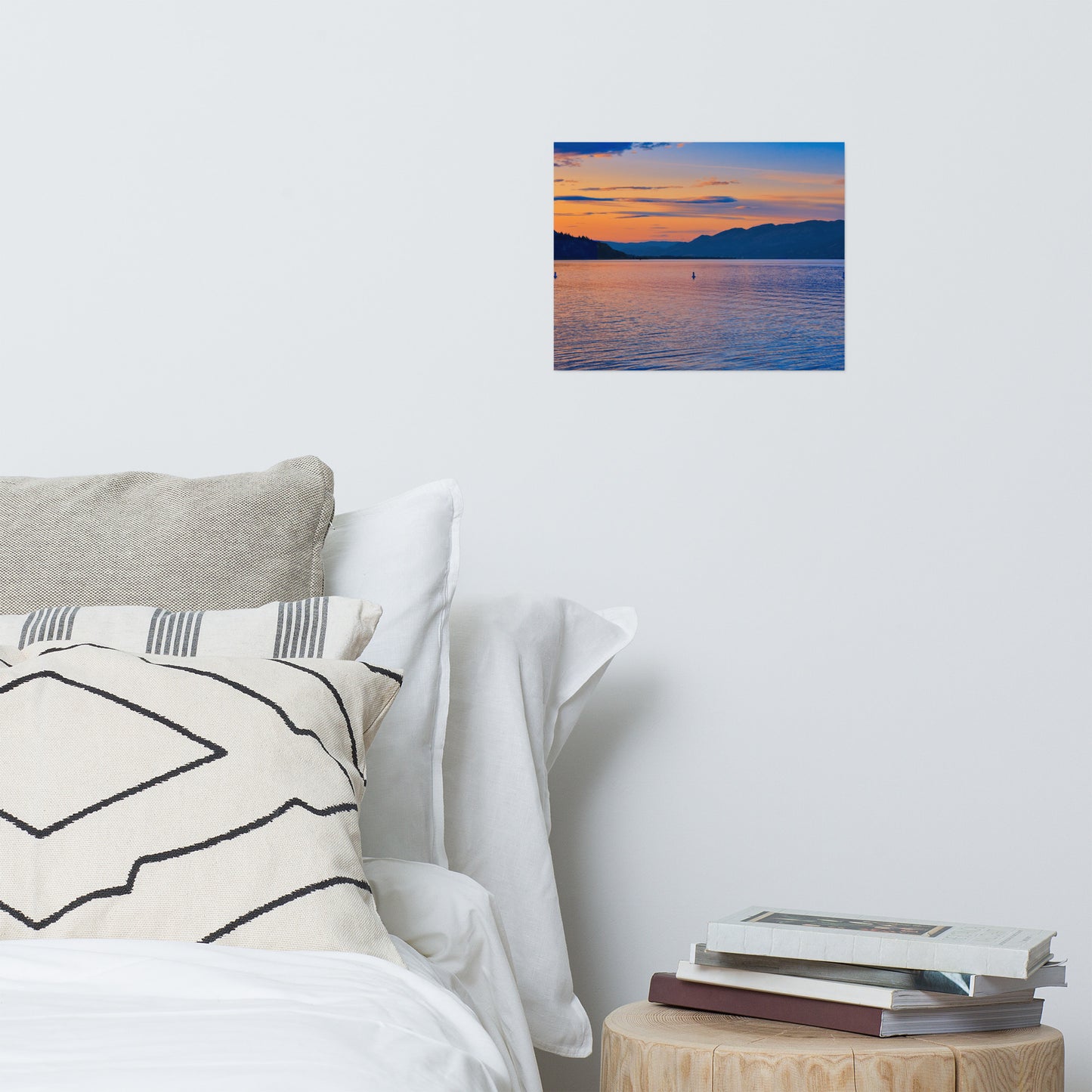 Matte Poster Print - Penticton Okanagan Lake Sunset