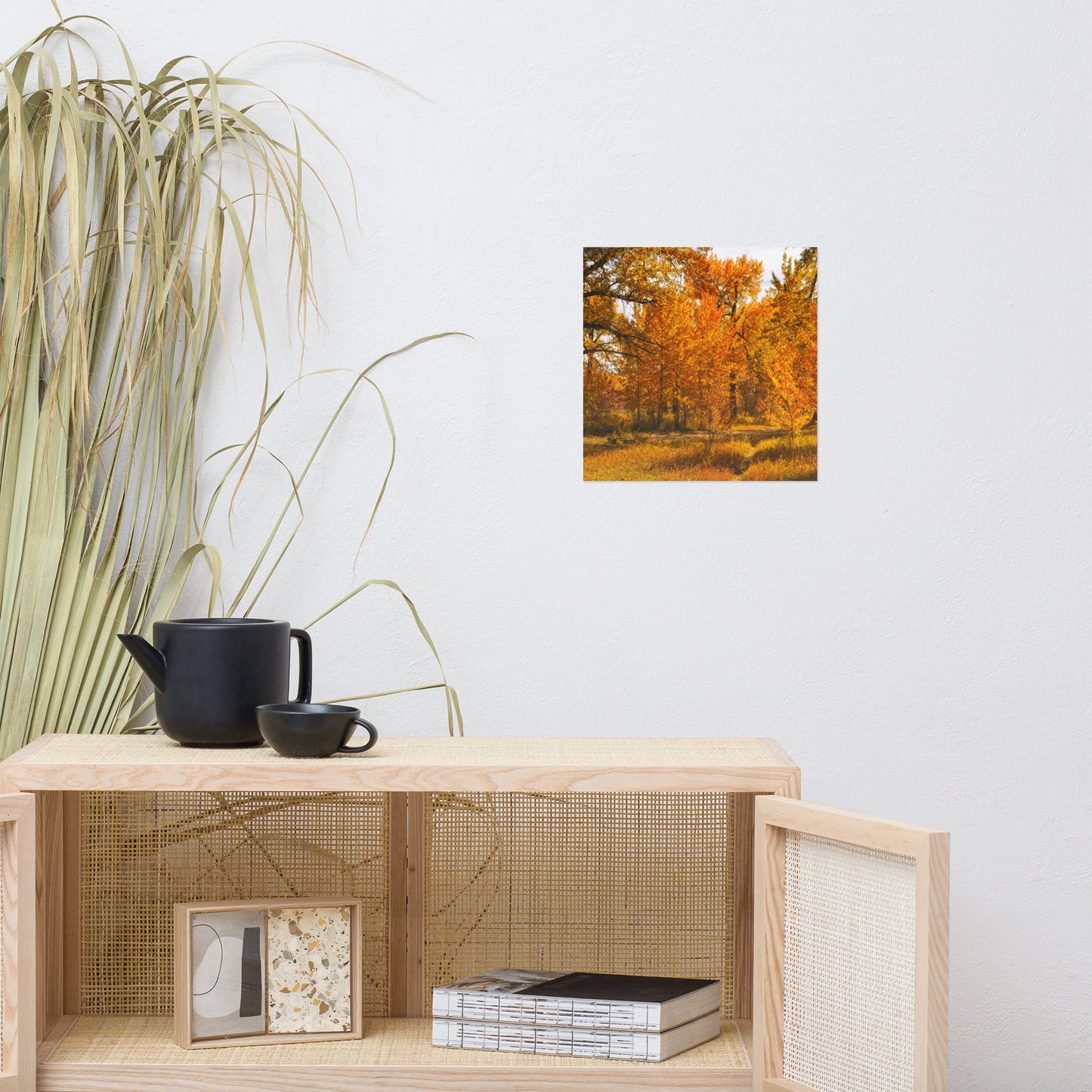 Matte Poster Print - Sue Higgins Park Trees Fall Colours