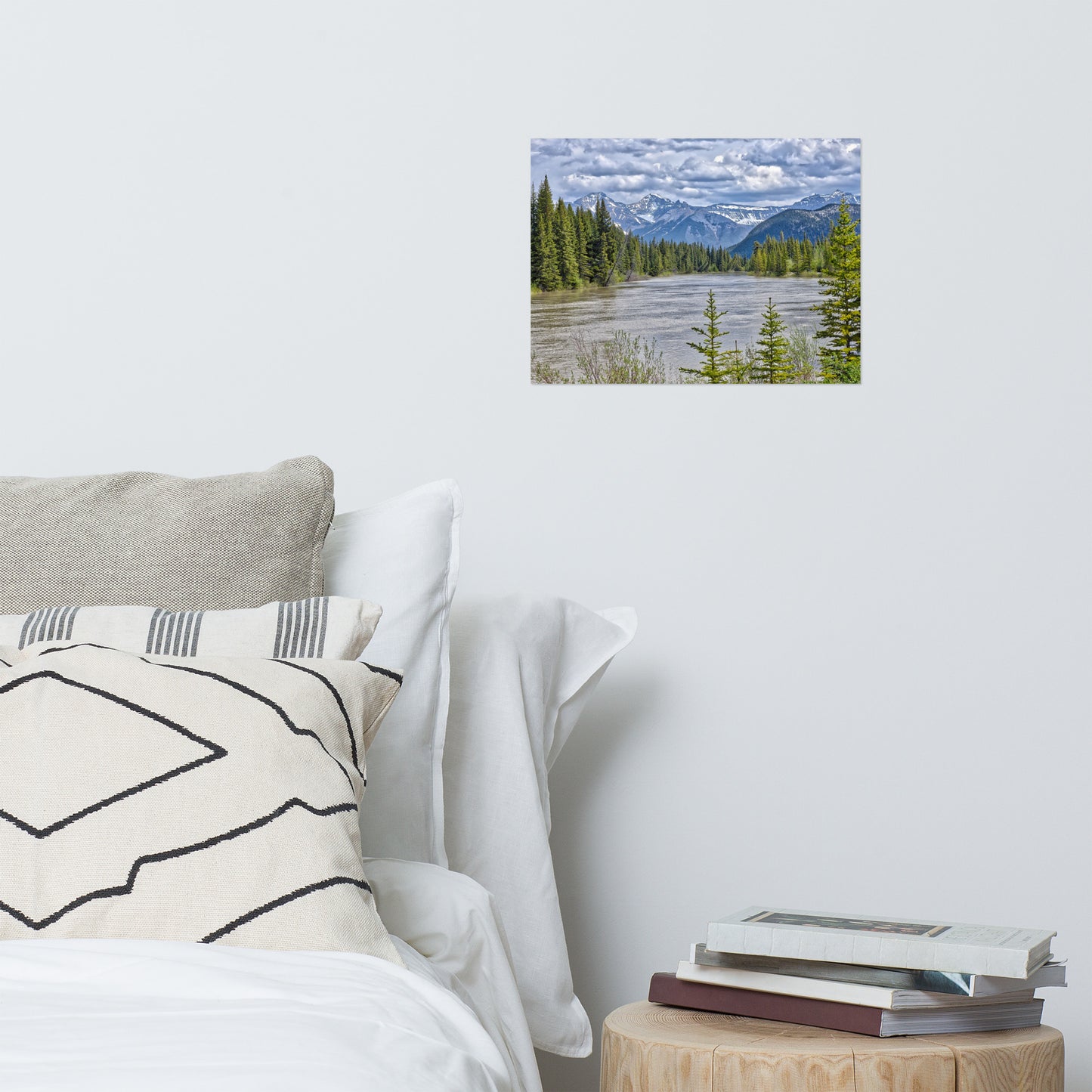 Matte Poster Print - Sundance Canyon Trail Bow River HDR