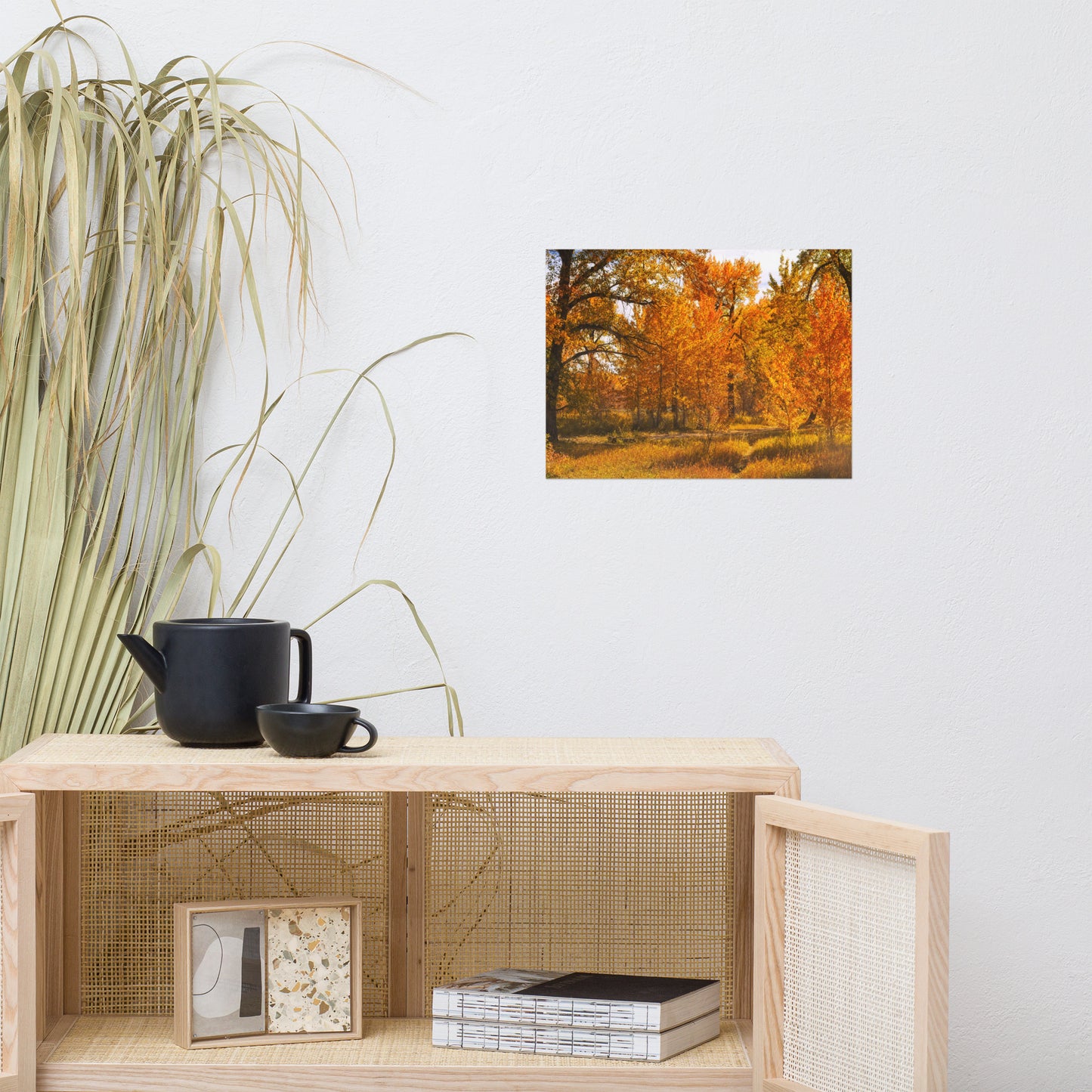 Matte Poster Print - Sue Higgins Park Trees Fall Colours