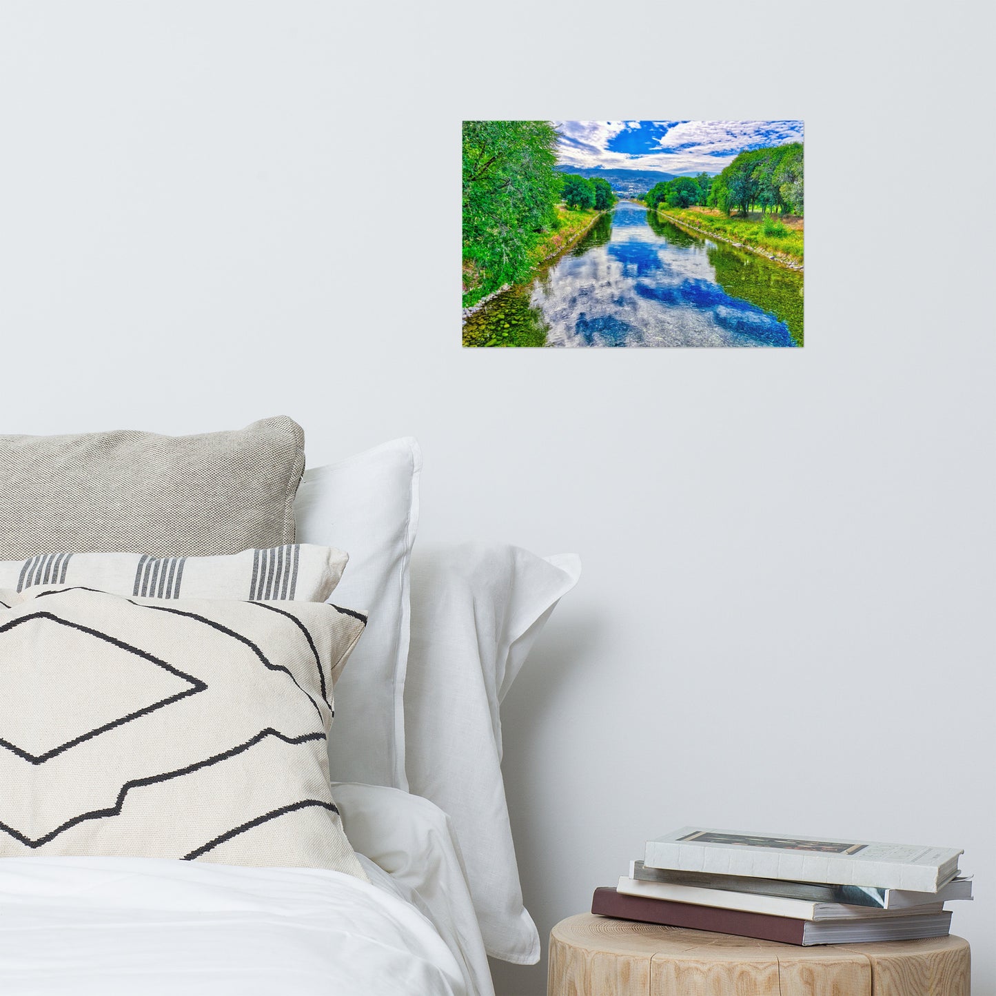 Matte Poster Print - Penticton Okanagan River Channel HDR