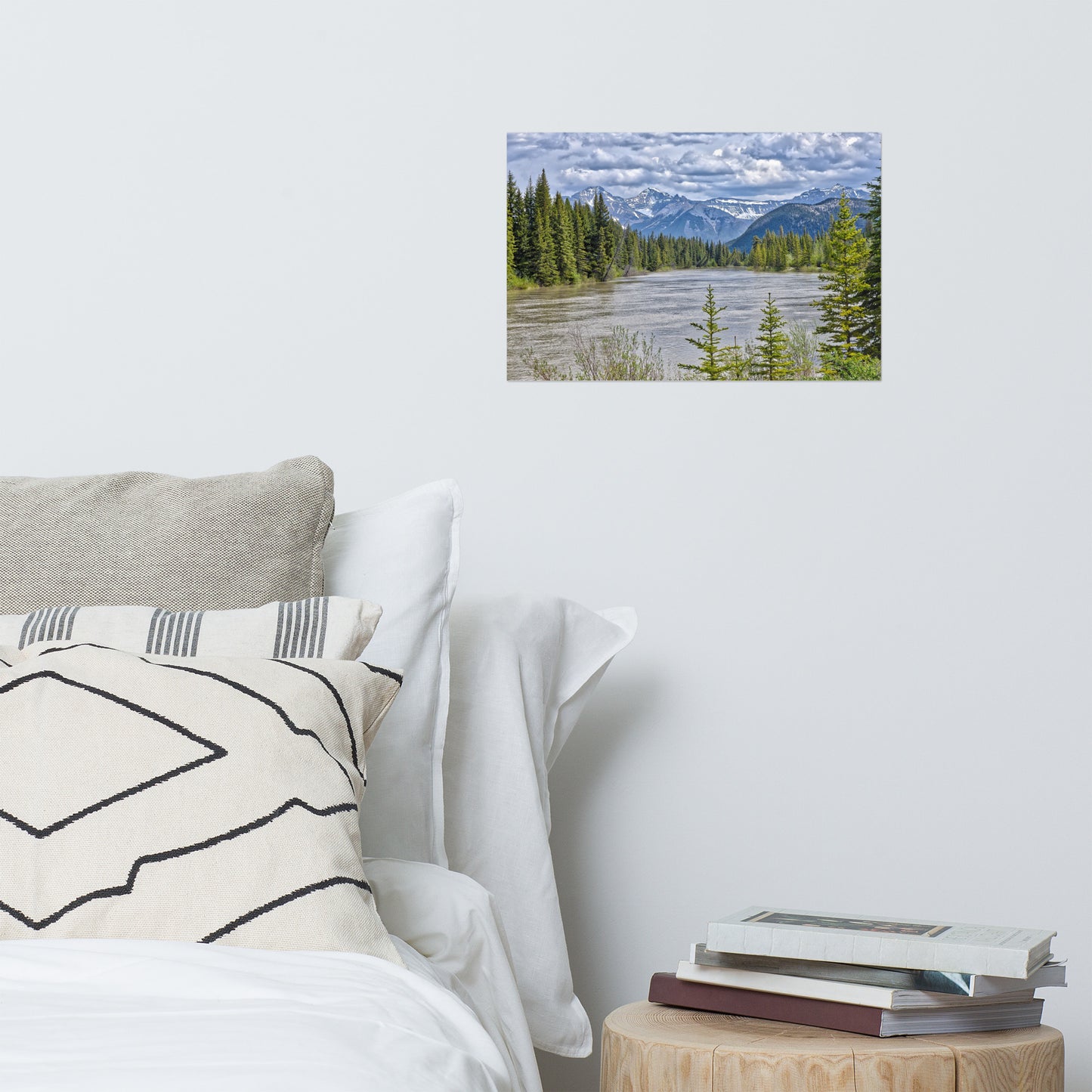 Matte Poster Print - Sundance Canyon Trail Bow River HDR