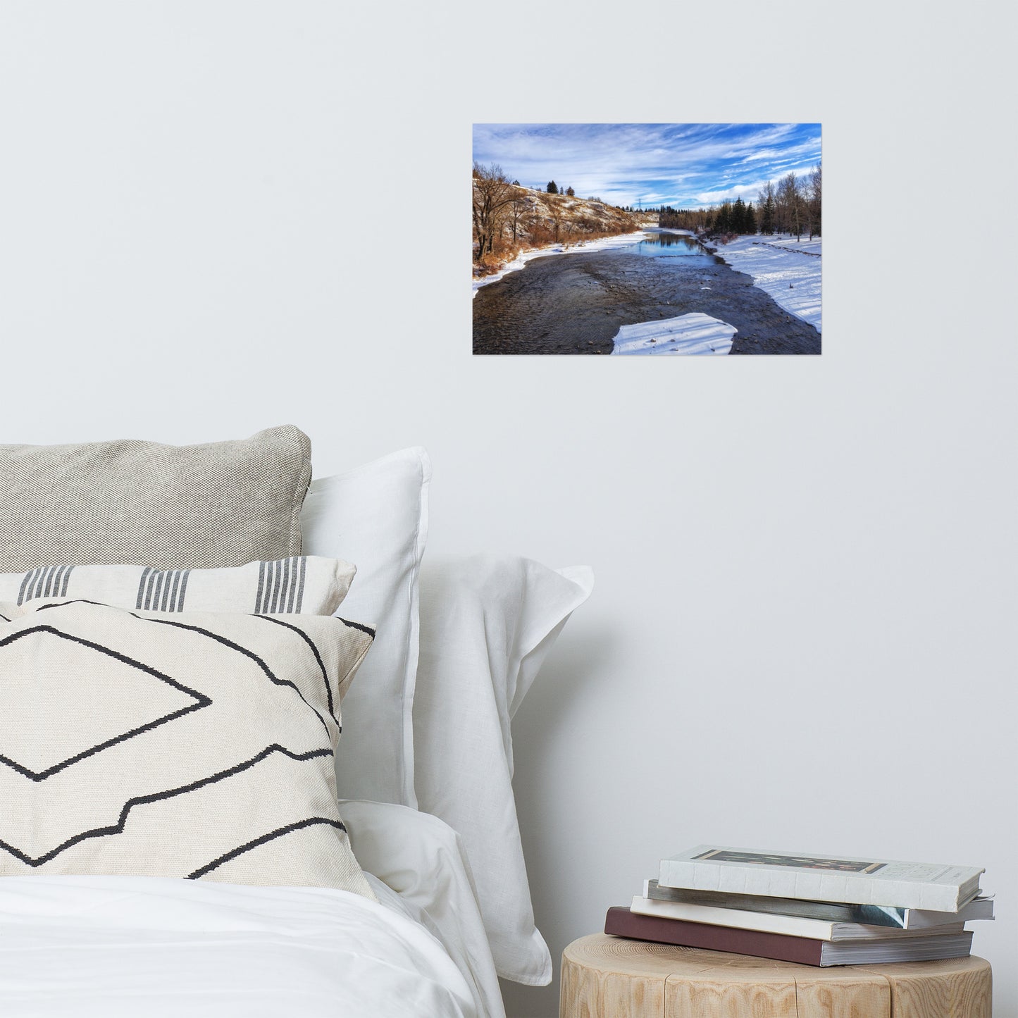 Matte Poster Print - Elbow River Sandy Beach Park