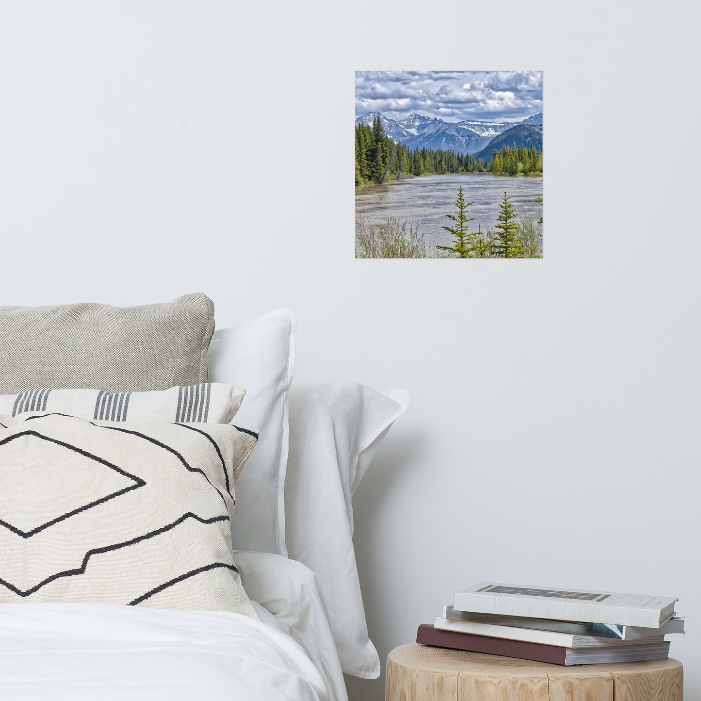 Matte Poster Print - Sundance Canyon Trail Bow River HDR