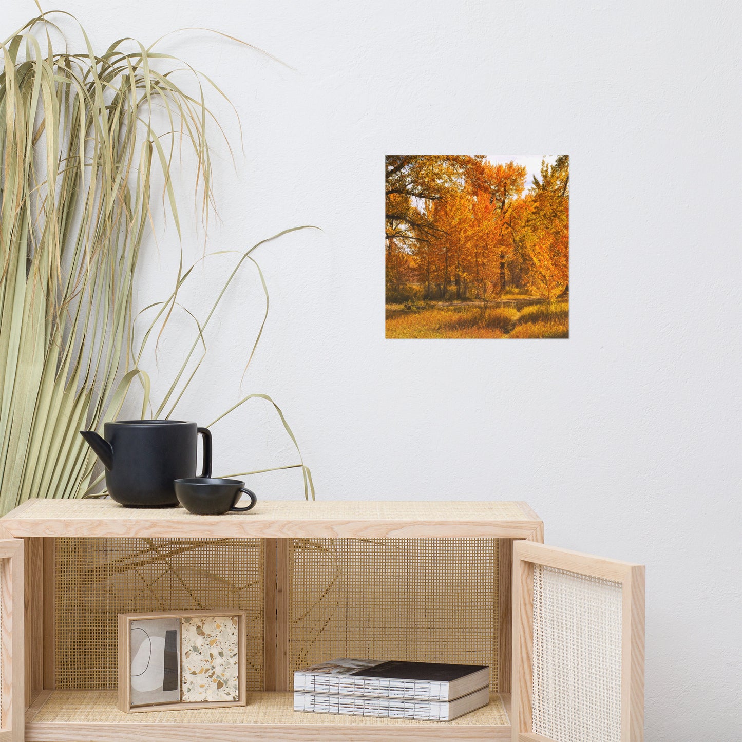 Matte Poster Print - Sue Higgins Park Trees Fall Colours