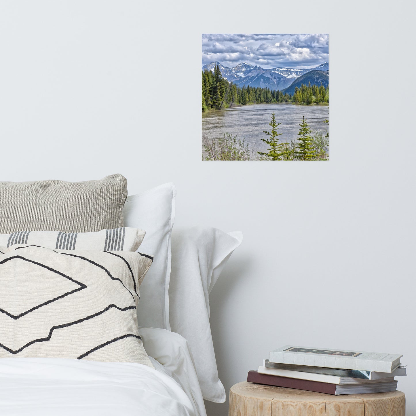 Matte Poster Print - Sundance Canyon Trail Bow River HDR