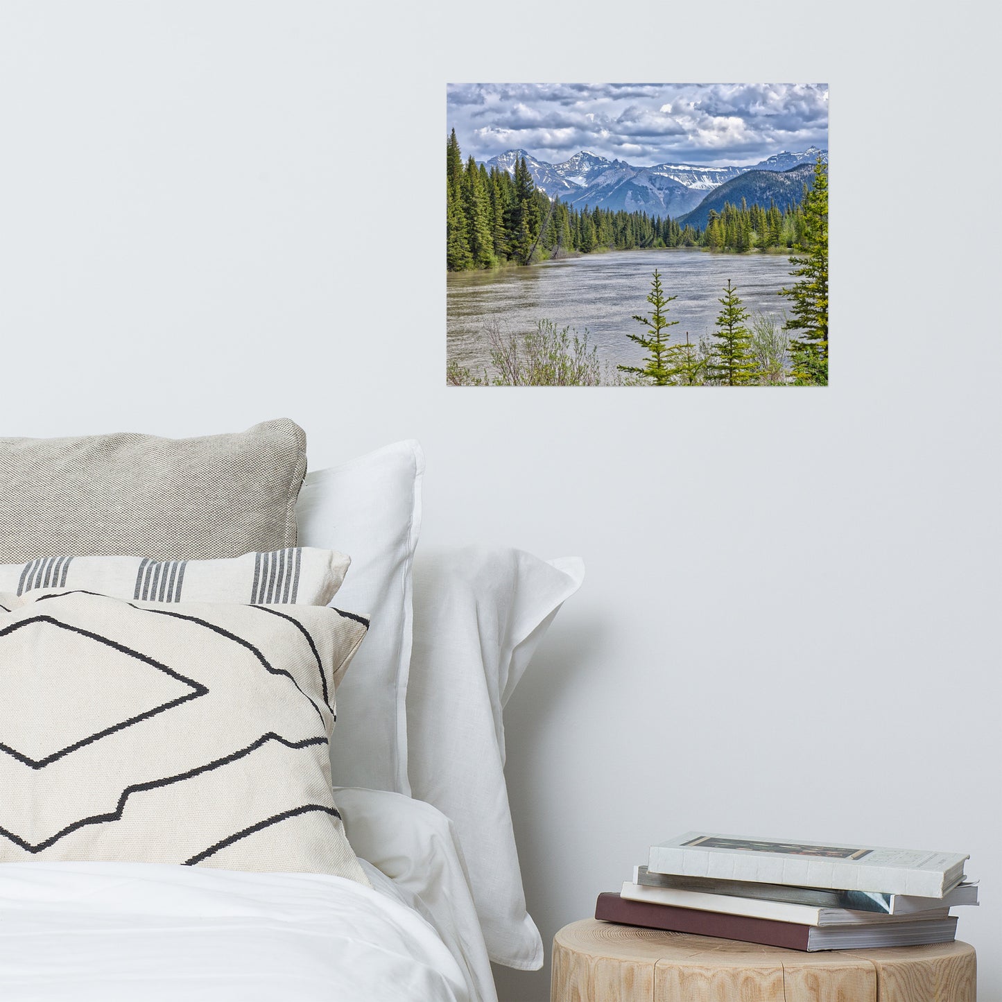 Matte Poster Print - Sundance Canyon Trail Bow River HDR
