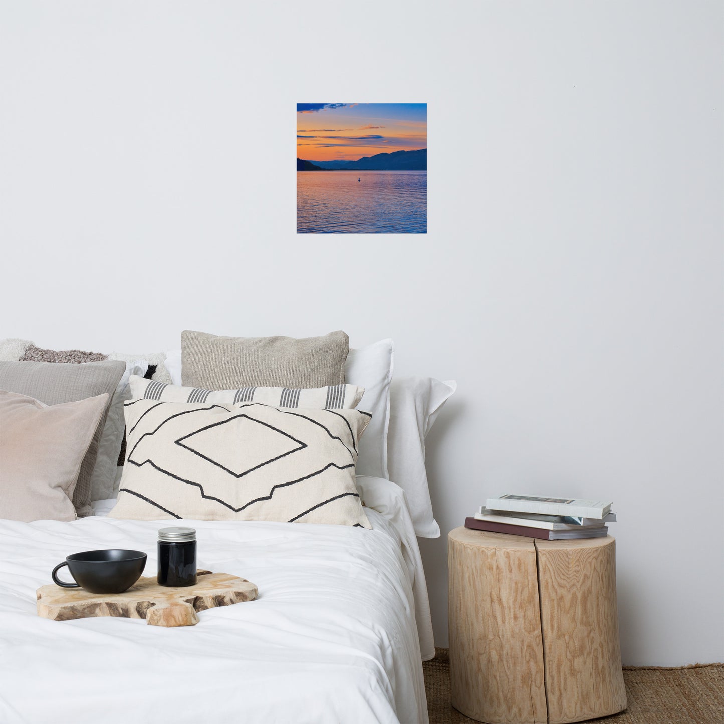 Matte Poster Print - Penticton Okanagan Lake Sunset