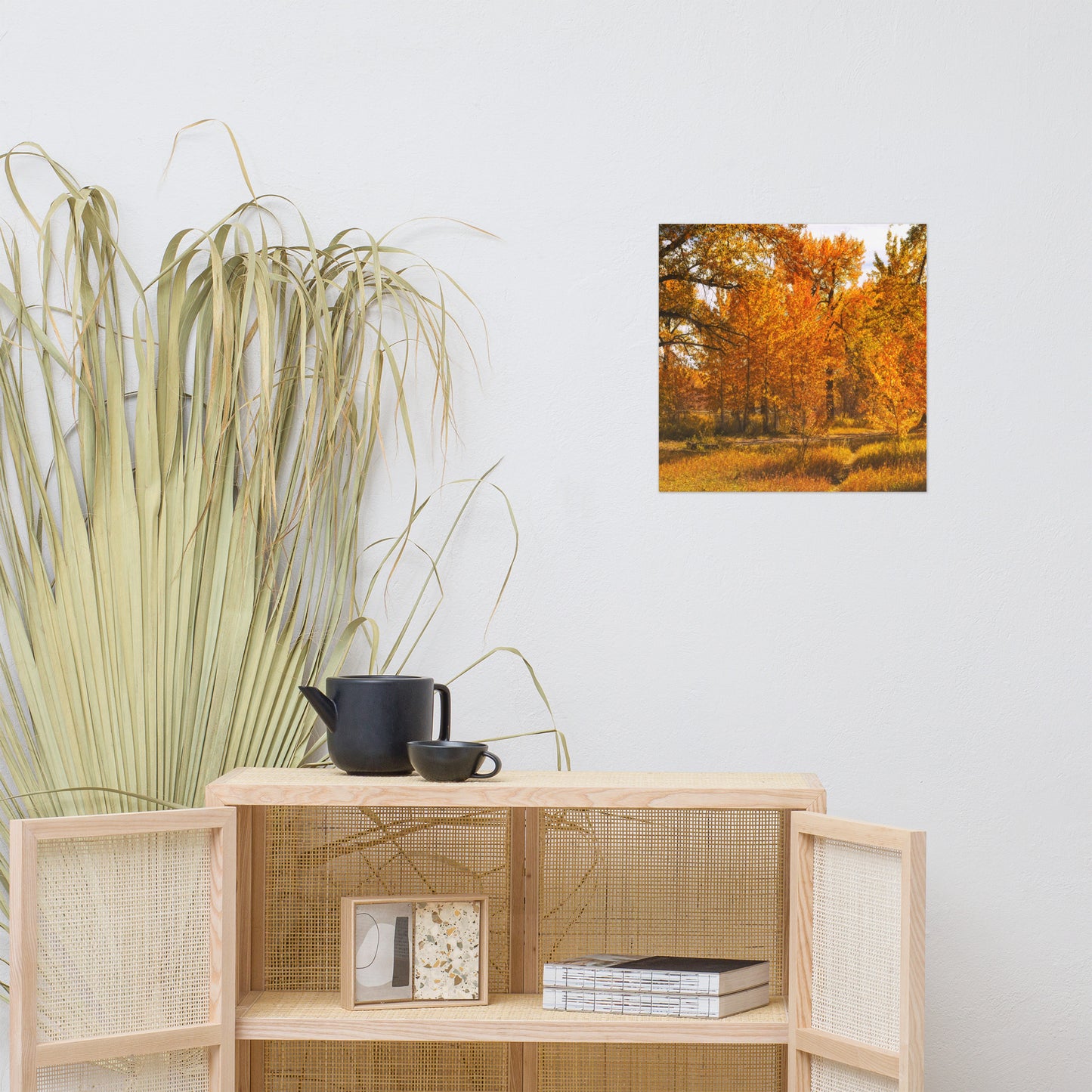 Matte Poster Print - Sue Higgins Park Trees Fall Colours