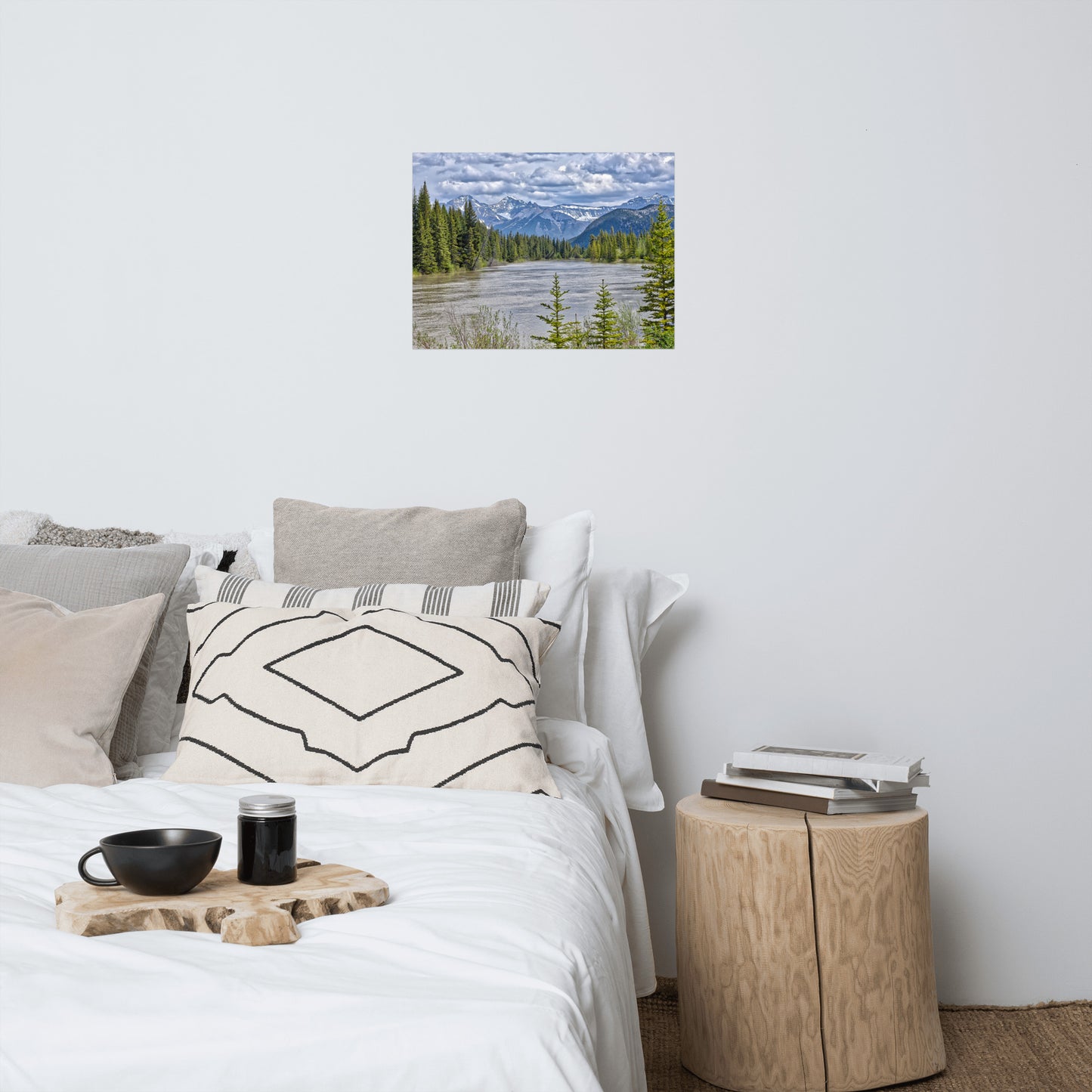 Matte Poster Print - Sundance Canyon Trail Bow River HDR