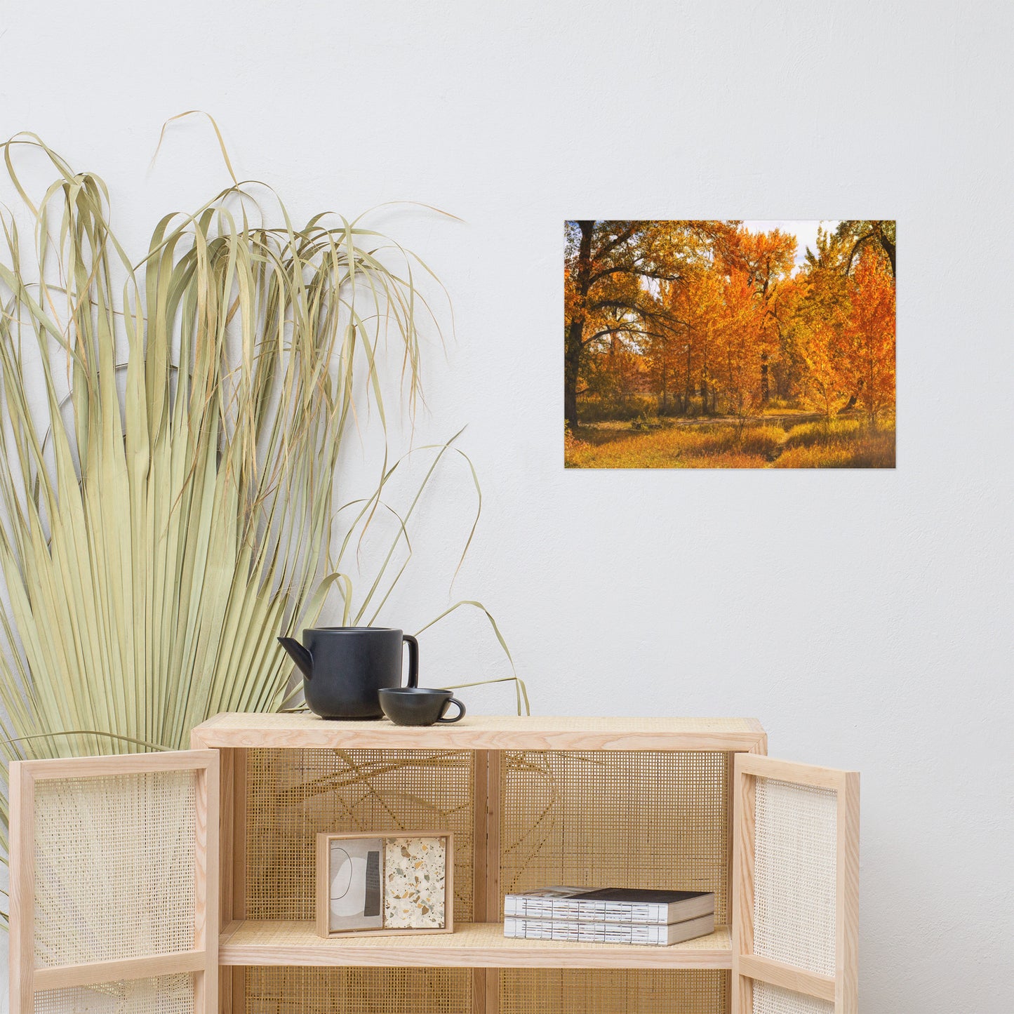 Matte Poster Print - Sue Higgins Park Trees Fall Colours