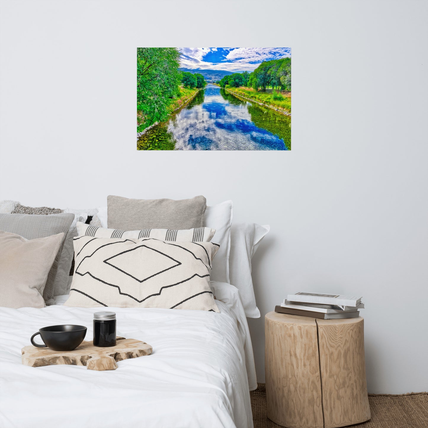 Matte Poster Print - Penticton Okanagan River Channel HDR