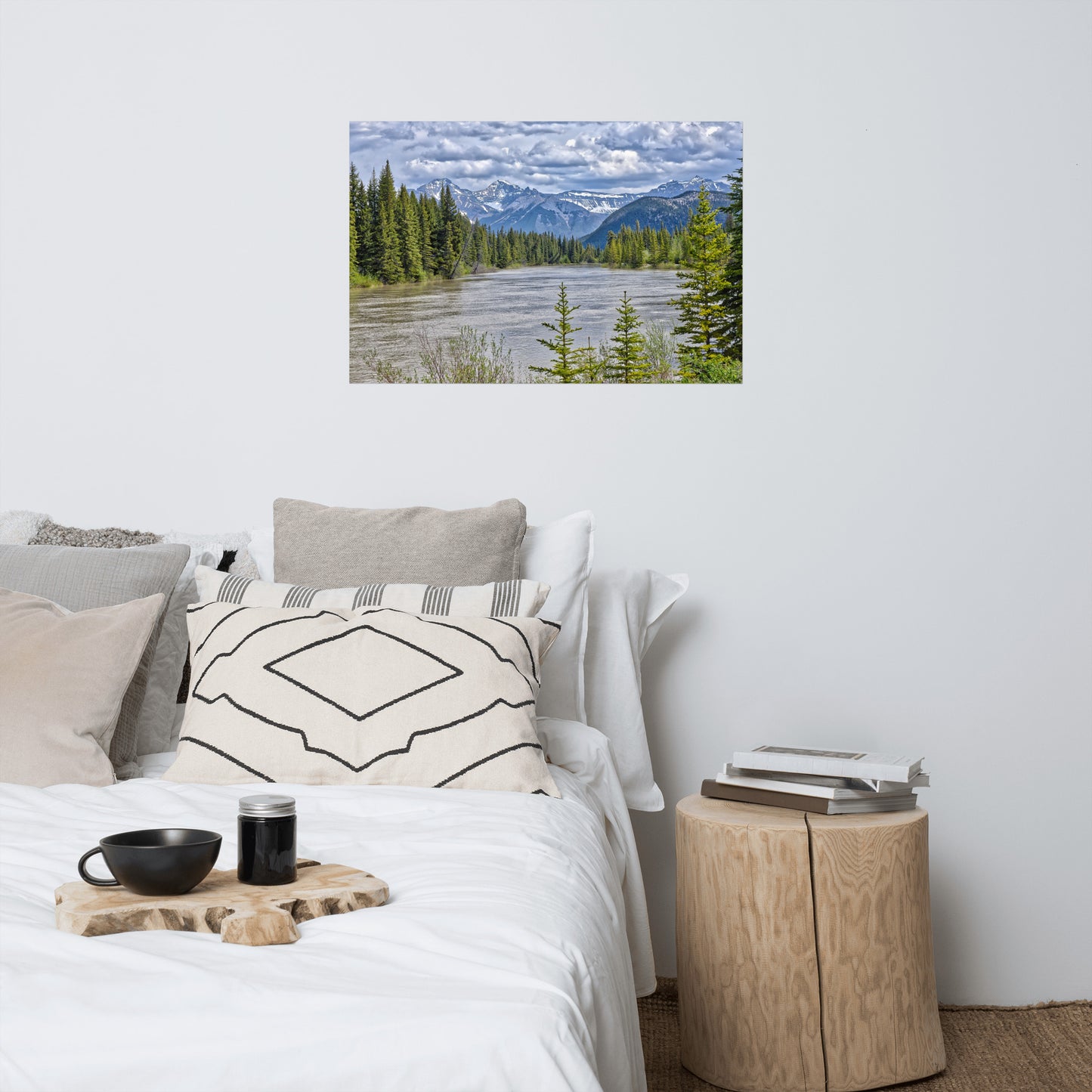Matte Poster Print - Sundance Canyon Trail Bow River HDR