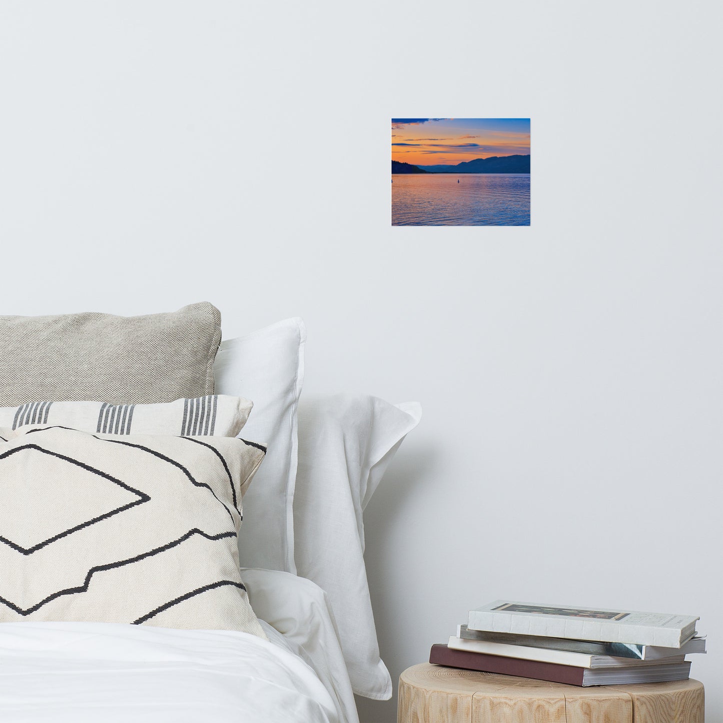 Matte Poster Print - Penticton Okanagan Lake Sunset
