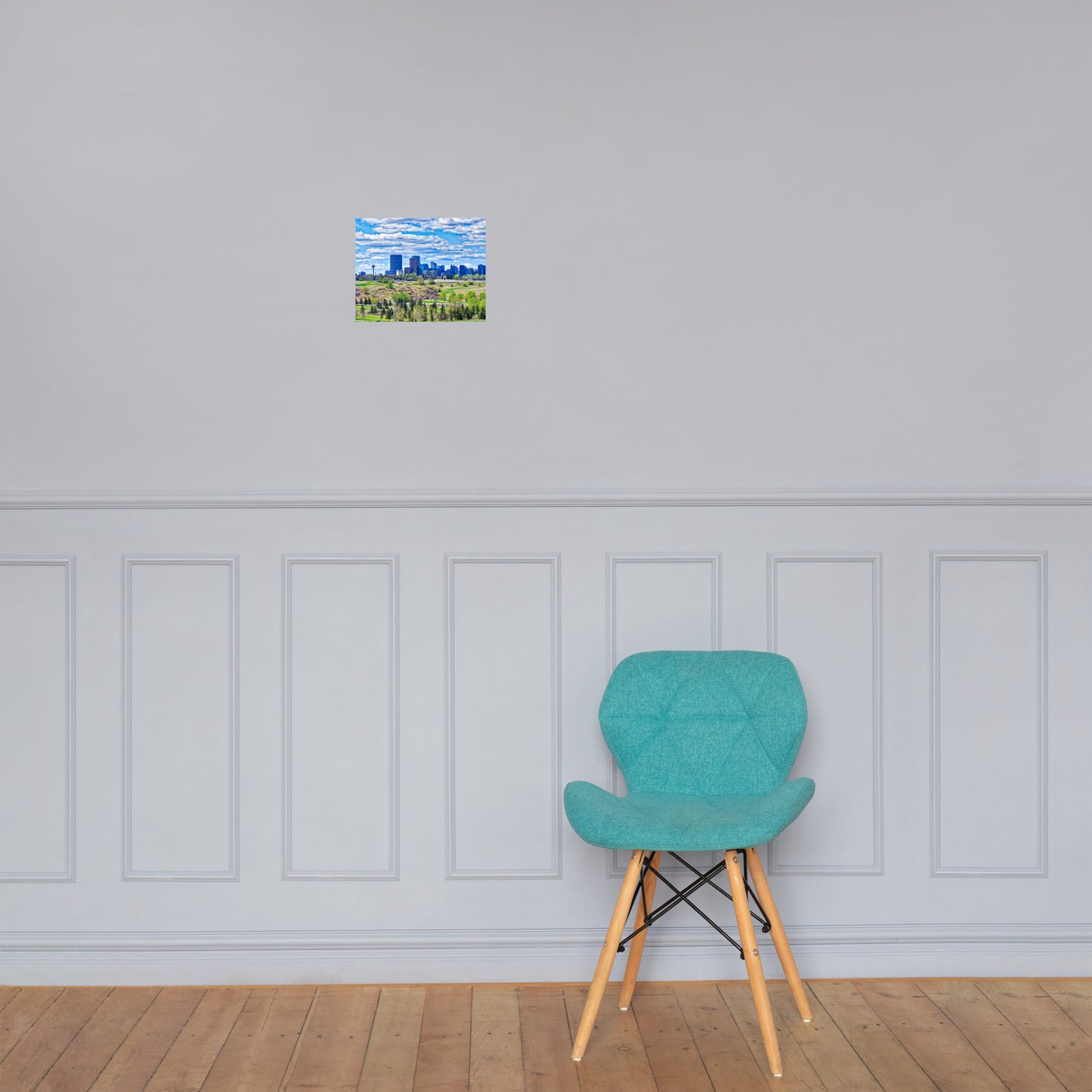 Matte Poster Print - Downtown Calgary Vista Heights Hill HDR