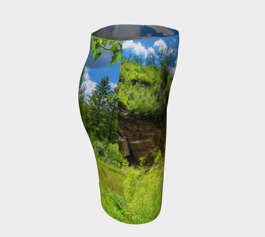 Women's Fitted Skirt - Fish Creek Park Votier's Flats