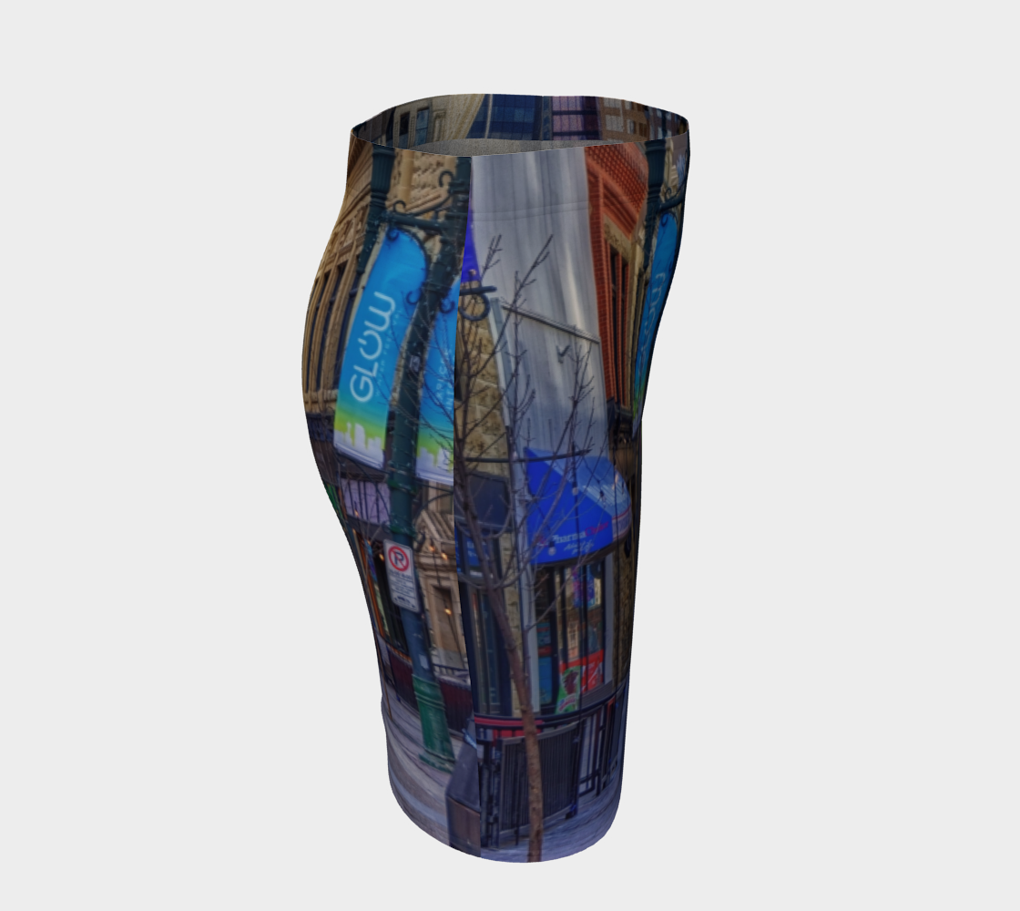 Women's Fitted Skirt - Downtown Calgary Stephen Avenue