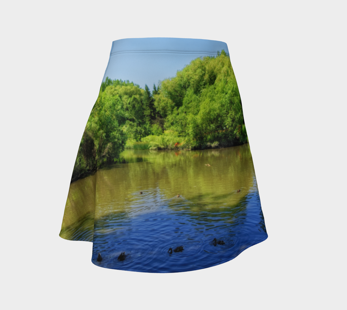 Women's Flare Skirt - Confederation Park Pond