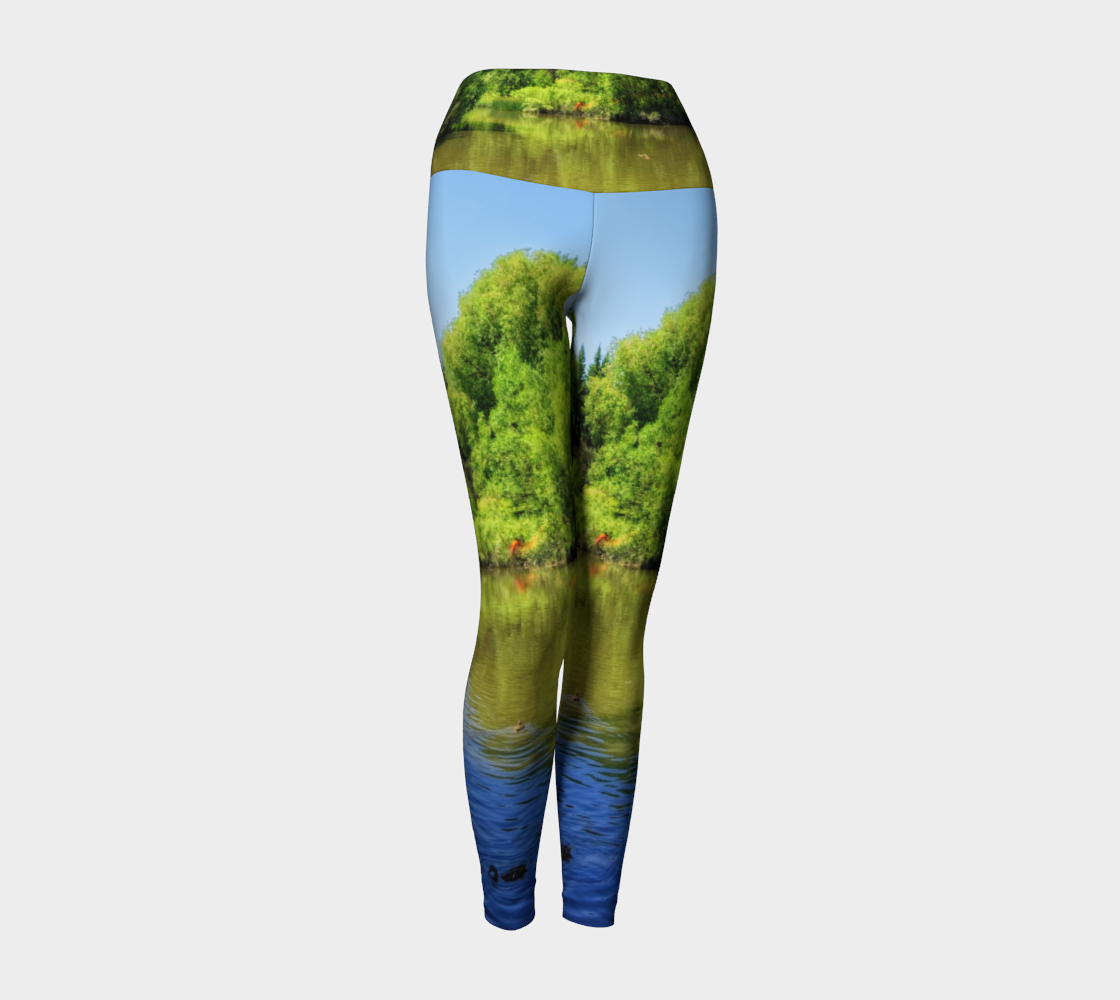 Women's Yoga Leggings _ Confederation Park Pond