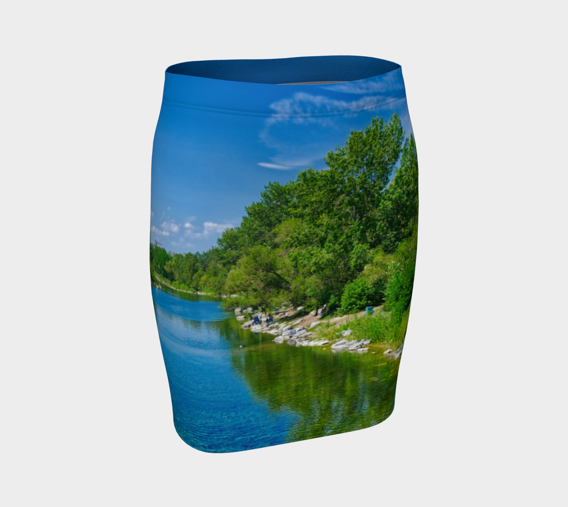 Fitted Skirt - Bow River South Prince's Island Park HDR