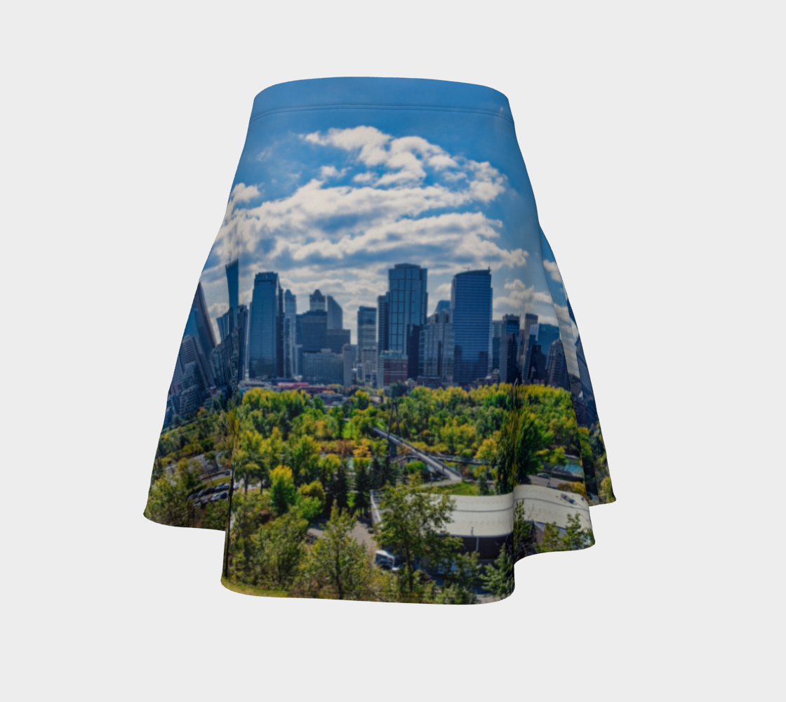 Women's Flare Skirt - Downtown Calgary McHugh Bluff Fall