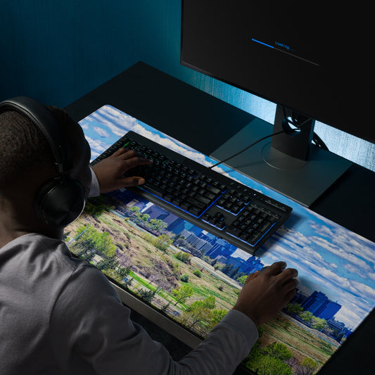 Gaming Mouse Pad - Downtown Calgary Vista Height Hill HDR