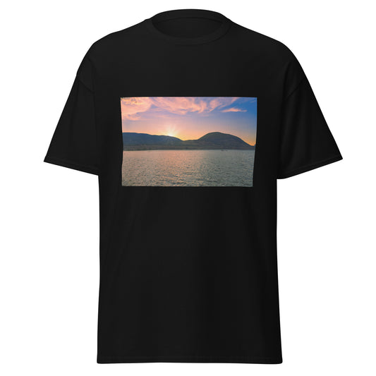 Men's Classic Tee - Penticton Okanagan Lake Sunset
